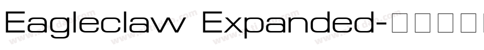 Eagleclaw Expanded字体转换